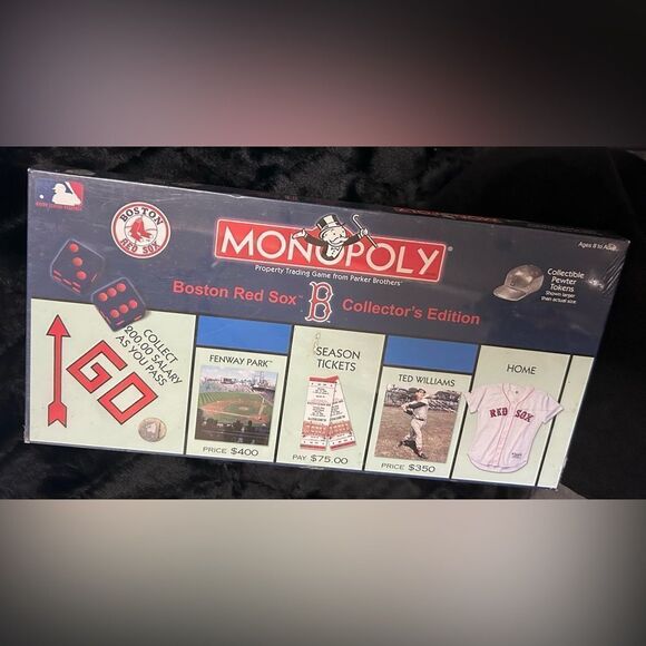 NEW SEALED Boston Red Sox Monopoly Collector's Edition w/ Pewter Tokens 2000 - Picture 2 of 7